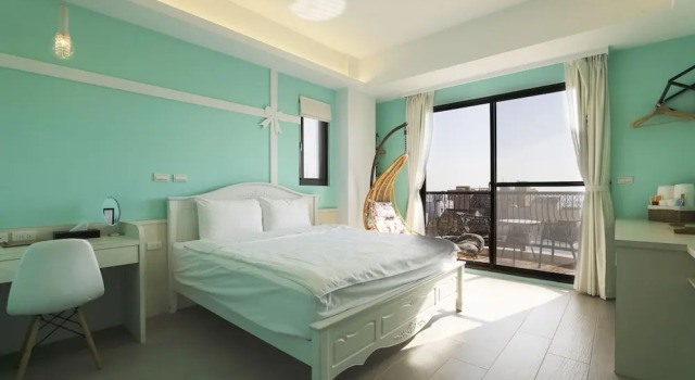 Двухместный номер Luxury с балконом и с видом на океан Shiguang B&B