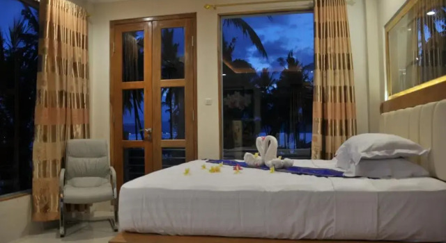Двухместный номер Deluxe с видом на море Crystal Beach Bali