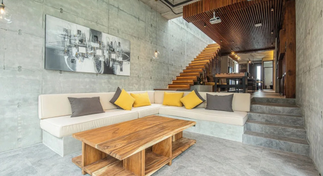 Modern 4 BR Villa Heart of Canggu 8mins to Beach, Rezervovat Vila Chaty v Bali, Chalupa