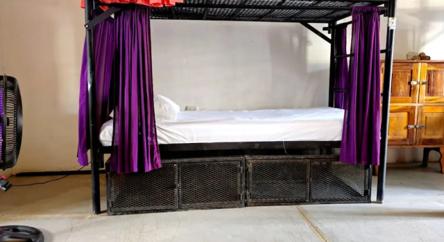 Кровать в общем номере Цокольный этаж Casa Oro Eco Hostel