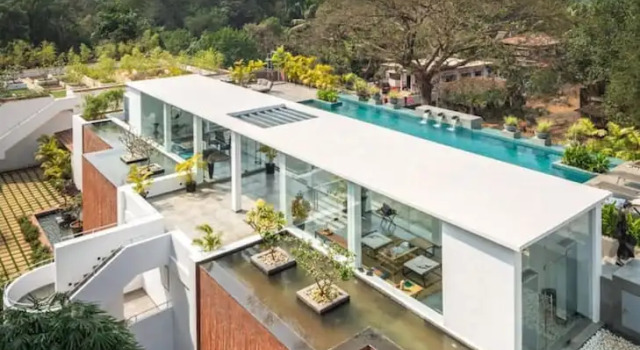 Апартаменты El Arbol by The Blue Kite with Rooftop Pool, Kitchen, Wifi, Security,10 Mins to Candolim Beach & 5 mins to Casino
