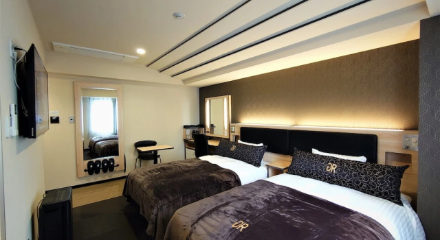 Двухместный номер Standard Green Rich Hotel Matsue Station Across - Artificial hot spring Futamata Yunohana
