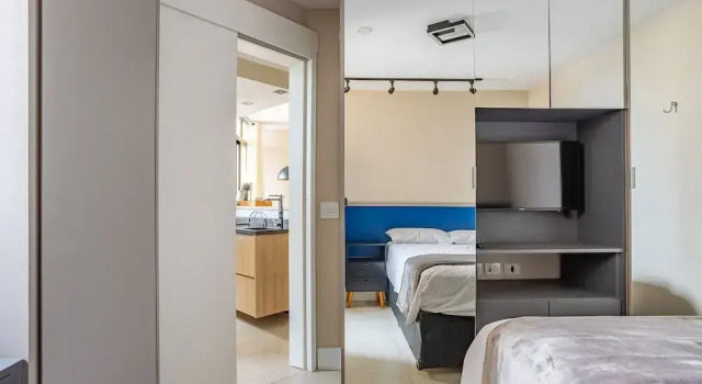 Апартаменты 1 Bedroom Apartment with pool 600m from Moema/SP metro station NPZ093