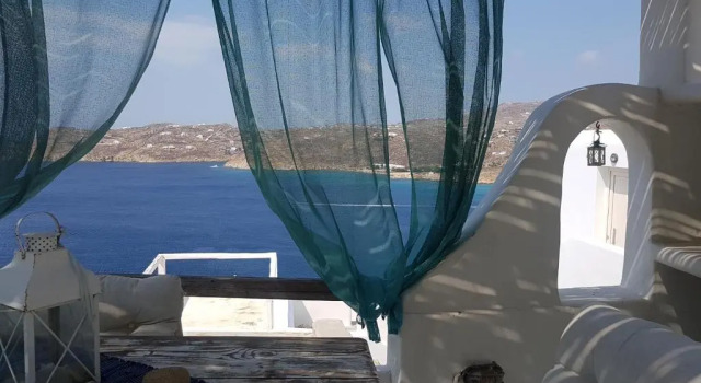 Mykonos studio with sea view, Забронировать Отель Отели Пляжа Элия с парковкой, Парковка