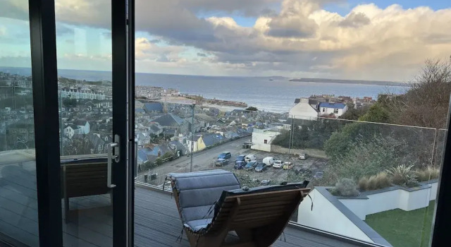 Standard Zimmer mit Balkon und mit Panoramablick Uno St Ives - Luxury Serviced Accommodation