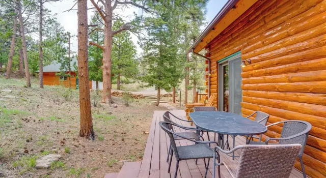 Picturesque Log Cabin in Estes Park: 9 Mi. to Rmnp, Забронировать Дом для отпуска Отели Эстес-Парк с парковкой, Парковка