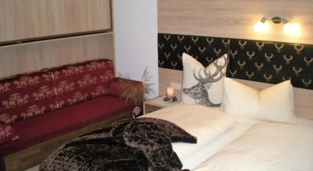 Апартаменты c 1 комнатой с балконом Hotel Garni Wolfgang