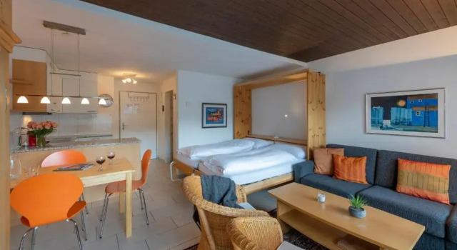Студия с видом на горы Zuhause in den Alpen Ihre Ferienwohnung mit Hallenbad und Sauna