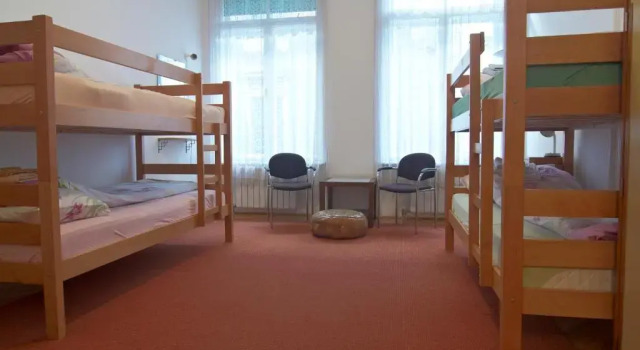 Кровать в общем номере Hostel Residence