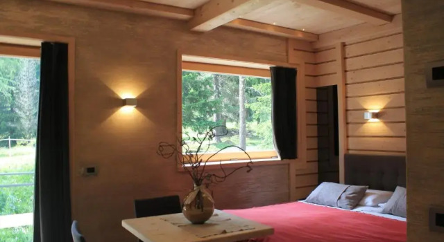 Люкс с видом на горы Albergo Chalet Lago Antorno