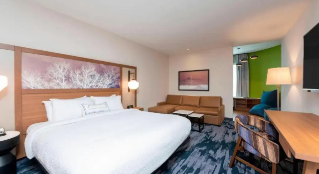 Двухместный люкс Fairfield Inn & Suites by Marriott Fair Oaks Farms