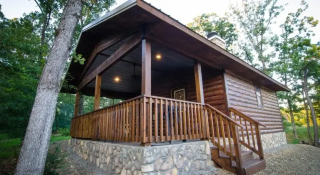 Sunsettin cabin, Boek Vakantiehuis Hochatown Oklahoma