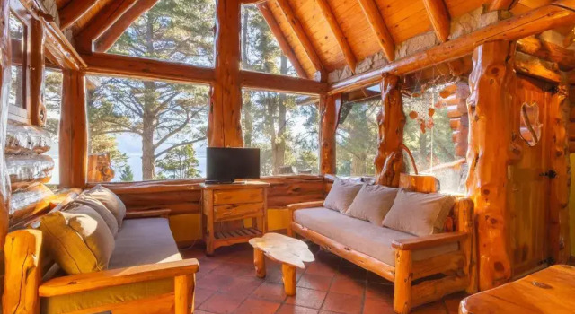 Бунгало с 3 комнатами Cabañas Villa Labrador con costa de lago