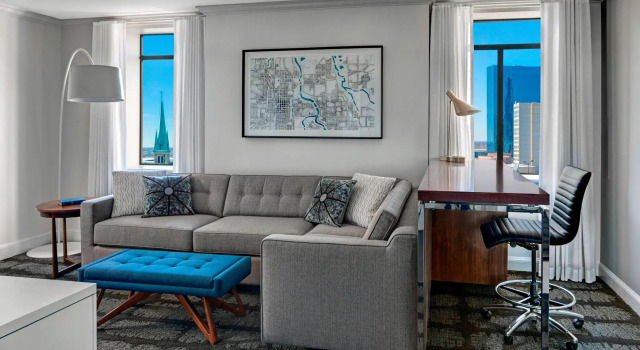 Двухместный люкс c 1 комнатой Le Meridien Indianapolis