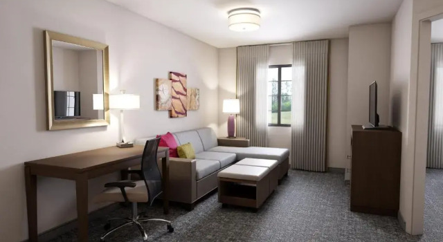 Двухместный люкс c 1 комнатой Staybridge Suites Detroit - Southfield