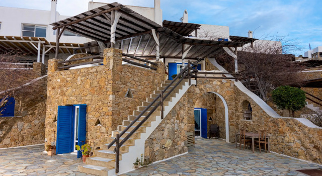 Villa Delos Sunset View Mykonos - walking from the beach