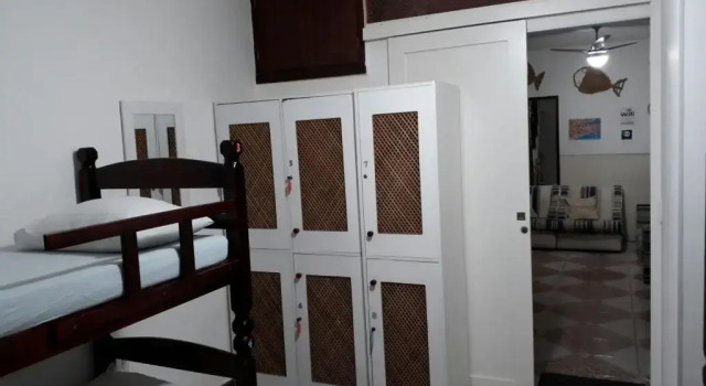 Кровать в общем номере Hostel cabo frio