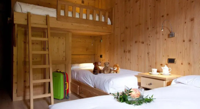 Superior Čtyřlůžkový pokoj Hotel Funivia