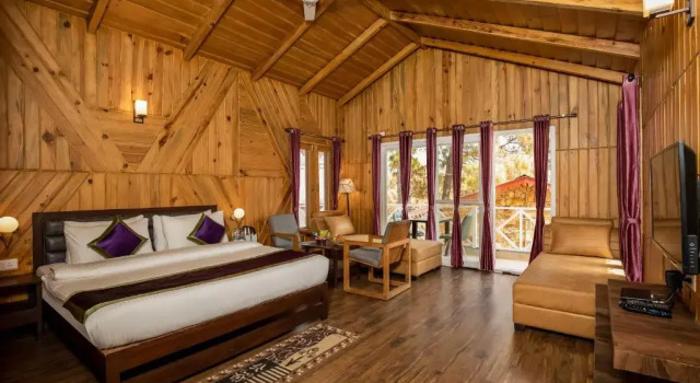Семейный номер Standard с балконом The Natures Green Resort, Bhimtal, Nainital