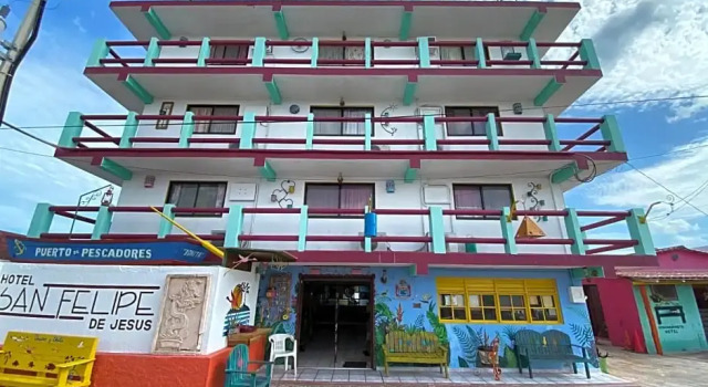Hotel San Felipe de Jesus Yucatan, Prenota Hotel Hotel a Yucatán con parcheggio, Parcheggio