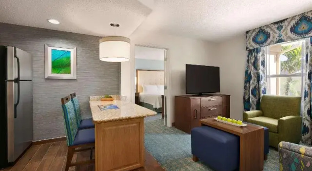 Люкс c 1 комнатой с видом на бассейн Homewood Suites by Hilton Fort Myers