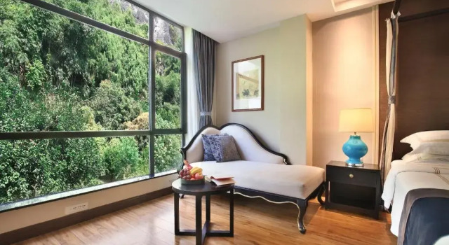 Номер Deluxe Yangshuo Lijiang Island Riverside Resort