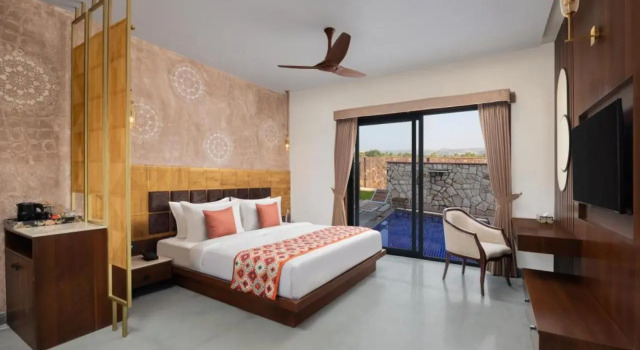 Bookmark Resorts, Jogi Mahal, Ranthambore, Забронировать Курортный отель Отели штата Раджастхана с бассейном, Бассейн