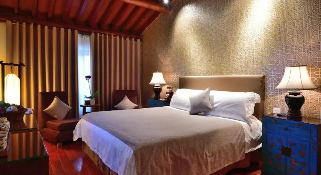 Номер Deluxe с видом на внутренний двор Jingshan Garden Courtyard Hotel Beijing Forbidden City Newly renovated Tianmen Wangfujing Gardenhutong BejjingCourtyard