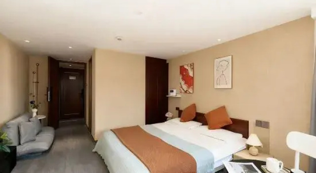 Семейный люкс Дуплекс с 2 комнатами Zhujiajian Haixing Pavilion Hotel (Zhoushan Putuo Mountain Airport Centipede Zhi Wharf Branch)