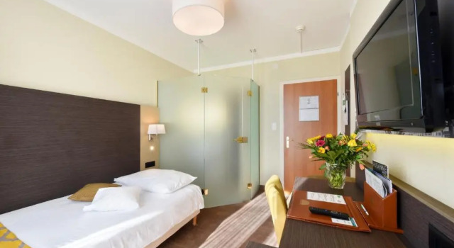 Одноместный номер Standard с видом на озеро Hôtel Bellerive