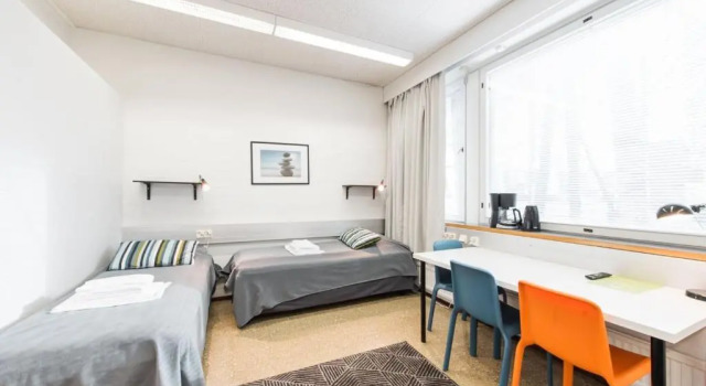 Трёхместный номер Private Forenom Hostel Espoo Otaniemi