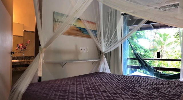Апартаменты Standard с балконом и с видом на сад Ouro Sobre Azul Apart Hotel