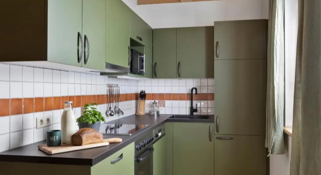 Апартаменты Дуплекс с 2 комнатами с балконом Das Dorf in der Stadt