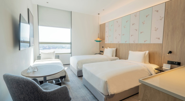 Трёхместный номер Standard с видом на море Crowne Plaza Penang Straits City by IHG