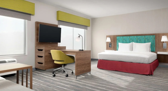 Двухместная студия Hampton Inn & Suites Durham University Medical Center
