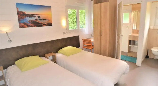 Шале с 2 комнатами Camping Le Val de Landrouet
