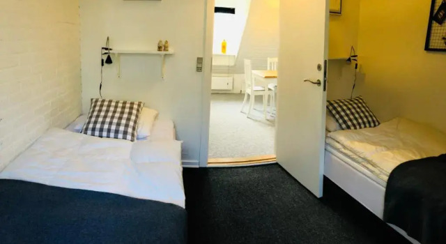 Standard quadruple chambre duplex Pension Lærkelill
