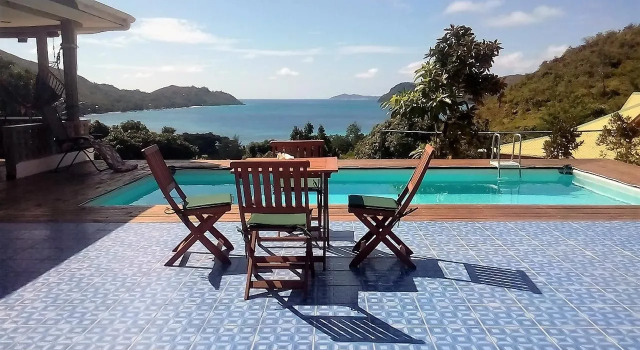 Mirella Villa, Prenota Villa Praslin Seychelles, vicino a Anse Volbert Beach