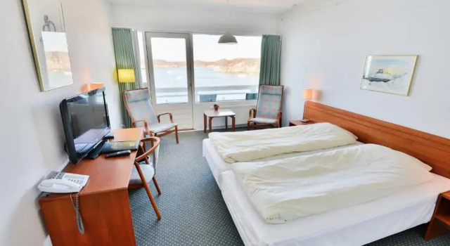 Двухместный номер Standard с балконом и с видом на море Hotel Hvide Falk