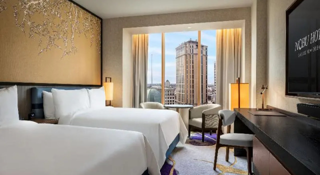 Четырёхместный номер Luxury с видом на город Nobu Hotel New Orleans - A Caesars Rewards Destination