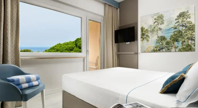 Двухместный номер Deluxe с видом на море Golf Hotel Punta Ala
