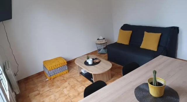 Коттедж c 1 комнатой Maison chaleureuse avec terrasse et vue baie