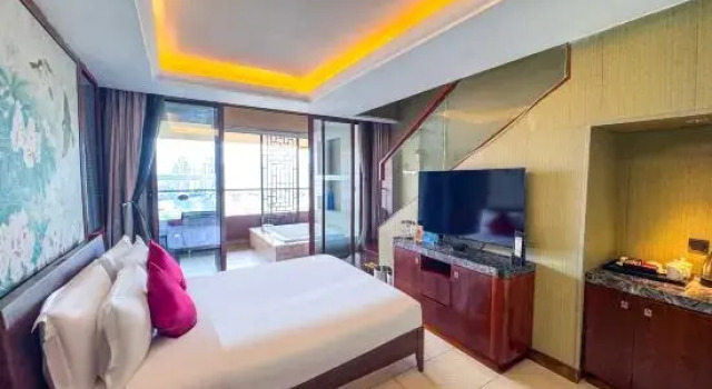 Люкс Дуплекс c 1 комнатой Four Seasons Ocean Courtyard Hotel Sanya