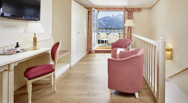 Двухместный номер Superior с балконом и с видом на озеро Grand Hotel Zell am See
