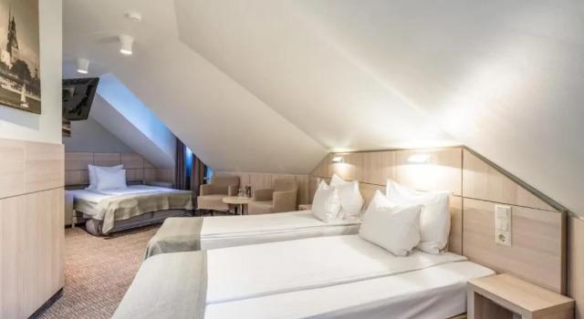 Трёхместный номер Standard Wellton Centrum Hotel & SPA