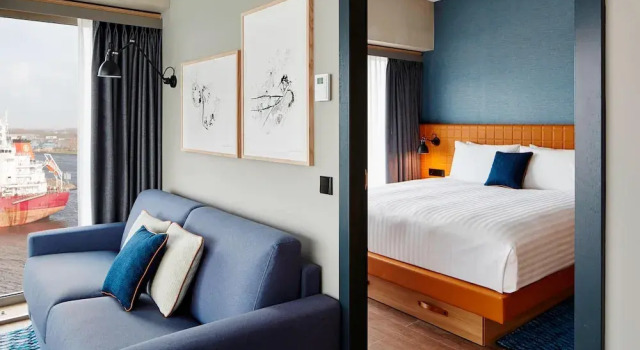 Двухместная студия Residence Inn by Marriott Amsterdam Houthavens