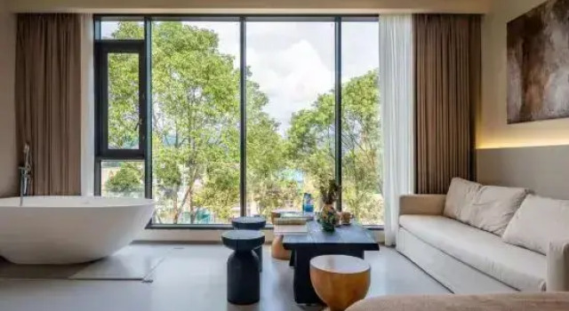 Двухместный люкс с видом на озеро Longmen Nankunshan Night Flame · Fireworks World Lodging