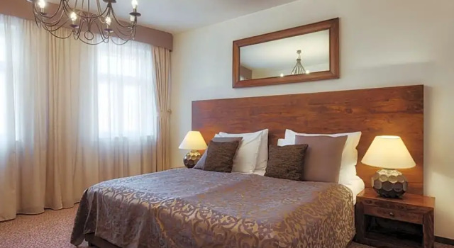 Luxo quarto Hotel Residence Agnes