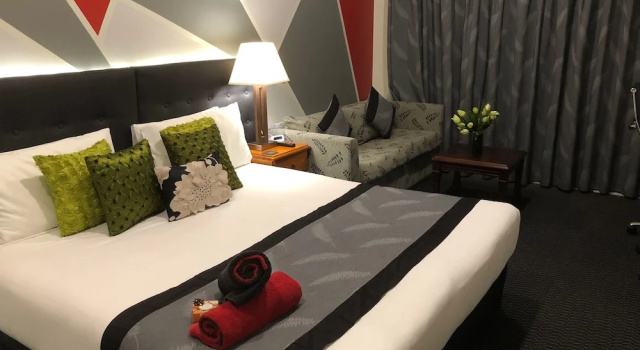 Номер Standard с балконом и с видом на озеро Silver Fern Lodge
