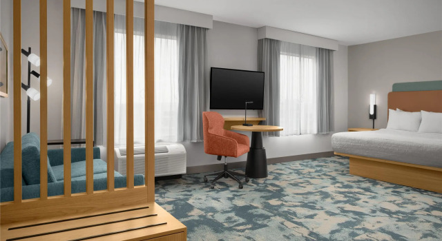Двухместный люкс Hampton Inn & Suites Phoenix Chandler-Fashion Center AZ
